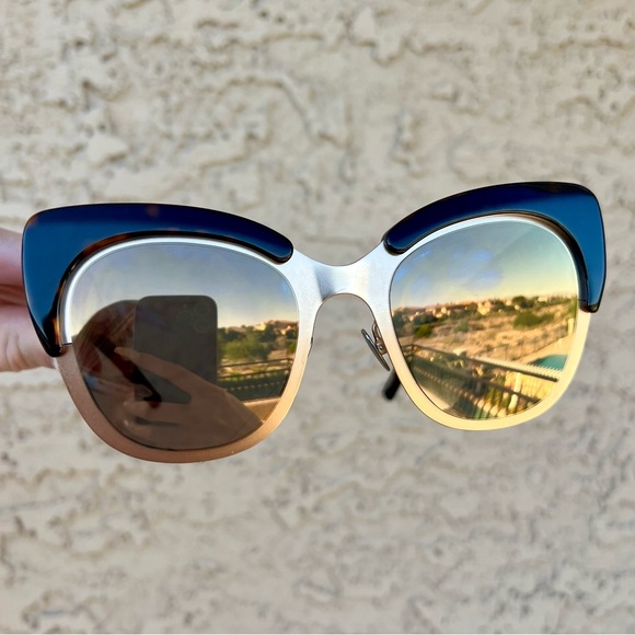 Pomellato Women’s Sunglasses - Gold & Brown - New Model - with case - Picture 6 of 7